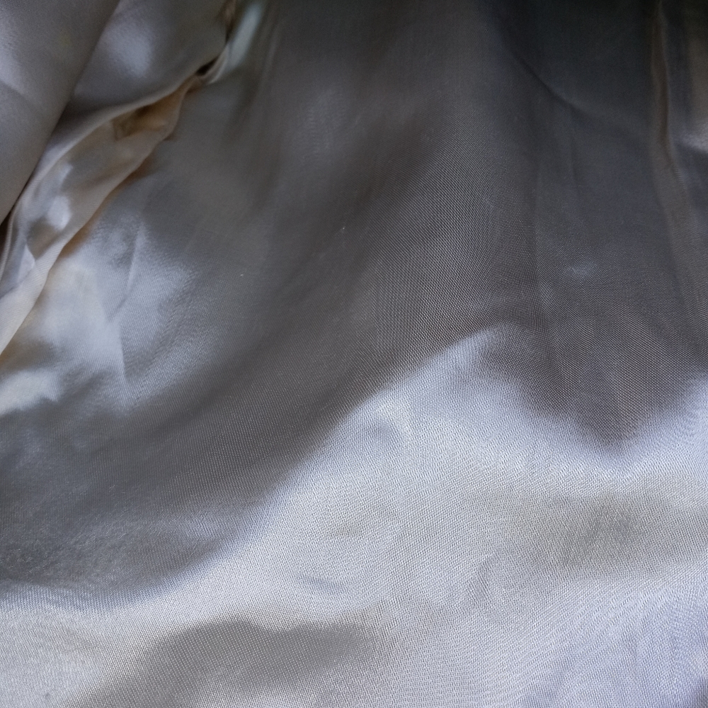 1986 Vintage Gap Cream Leather Jacket. - Picture 7 of 9